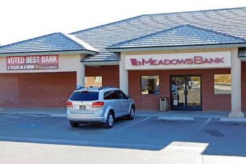 Robin Hebrock/Pahrump Valley Times Meadows Bank was named the No. 1 SBA (504) lender in Nevada ...