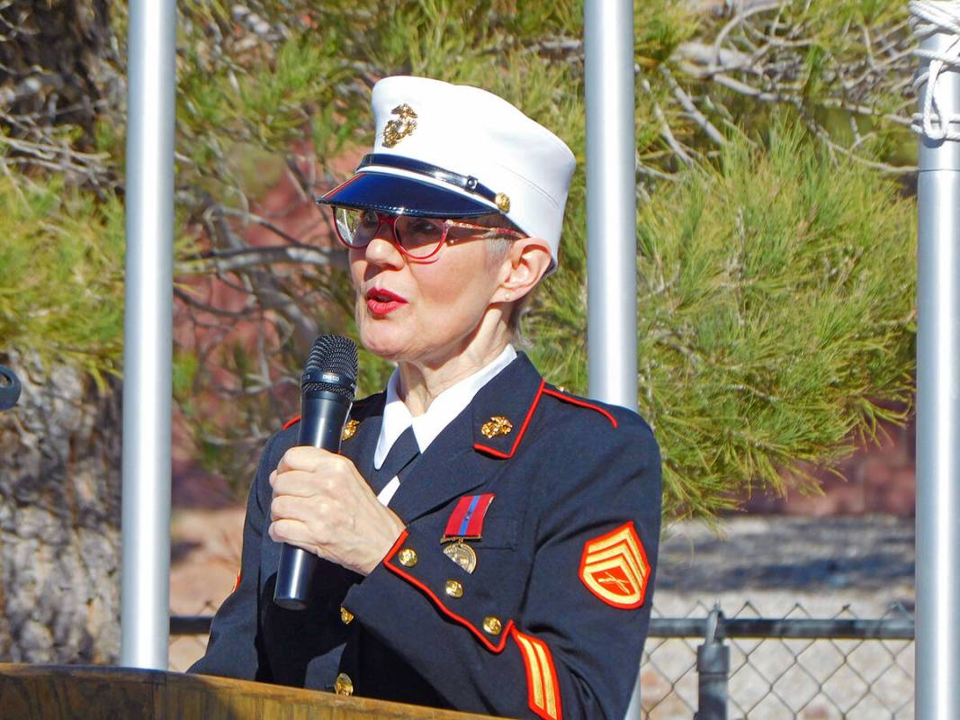 Robin Hebrock/Pahrump Valley Times Tamie Pitman started her career in the U.S. Marines during a ...