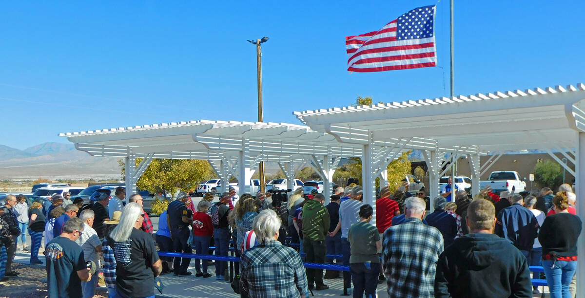 Robin Hebrock/Pahrump Valley Times The VFW Post #10054 hosted its annual Veterans Day Memorial ...