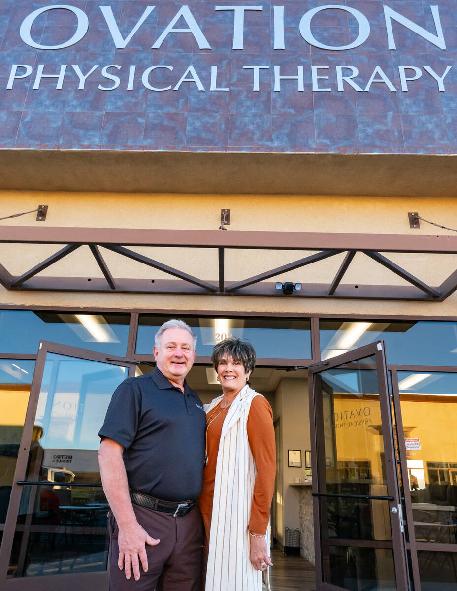 John Clausen/Pahrump Valley Times Ovation Physical Therapy owner and therapist Stephen Schaefer ...