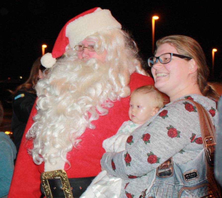 Robin Hebrock/Pahrump Valley Times File Saint Nick will make a special trip the Pahrump this mo ...