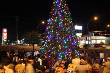 Robin Hebrock/Pahrump Valley Times File The Community Christmas Tree Lighting, sponsored by KNY ...