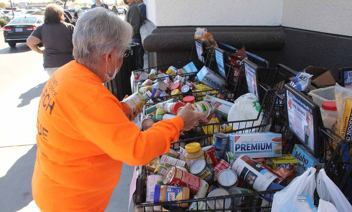 Nye County Search and Rescue File The Community Food Drive hosted by Karen Jackson of KNYE Radi ...