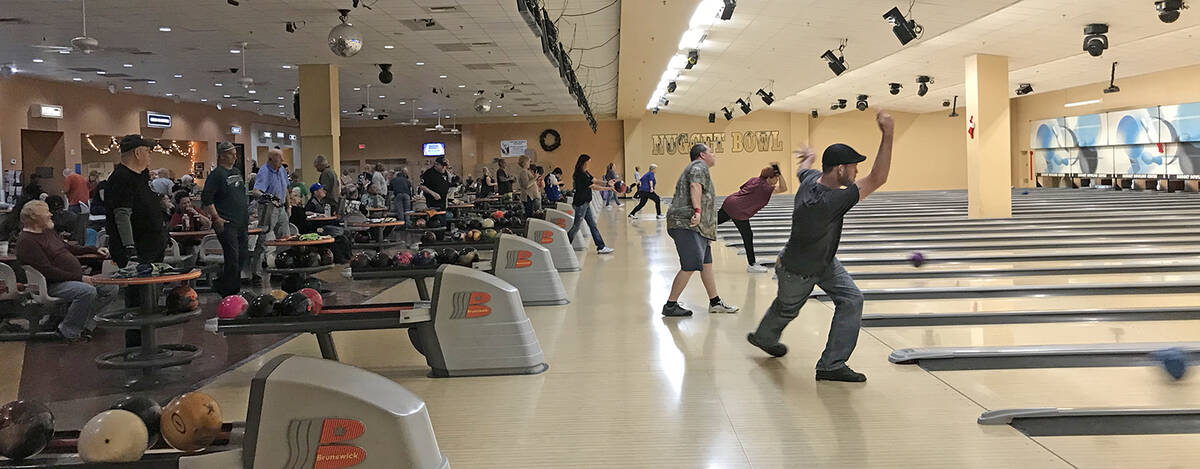 Robin Hebrock/Pahrump Valley Times File The Wounded Warrior Bowl-A-Thon gives bowlers two games ...