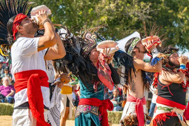 John Clausen/Pahrump Valley Times The Pahrump Social Powwow brought a weekend filled with rhyth ...