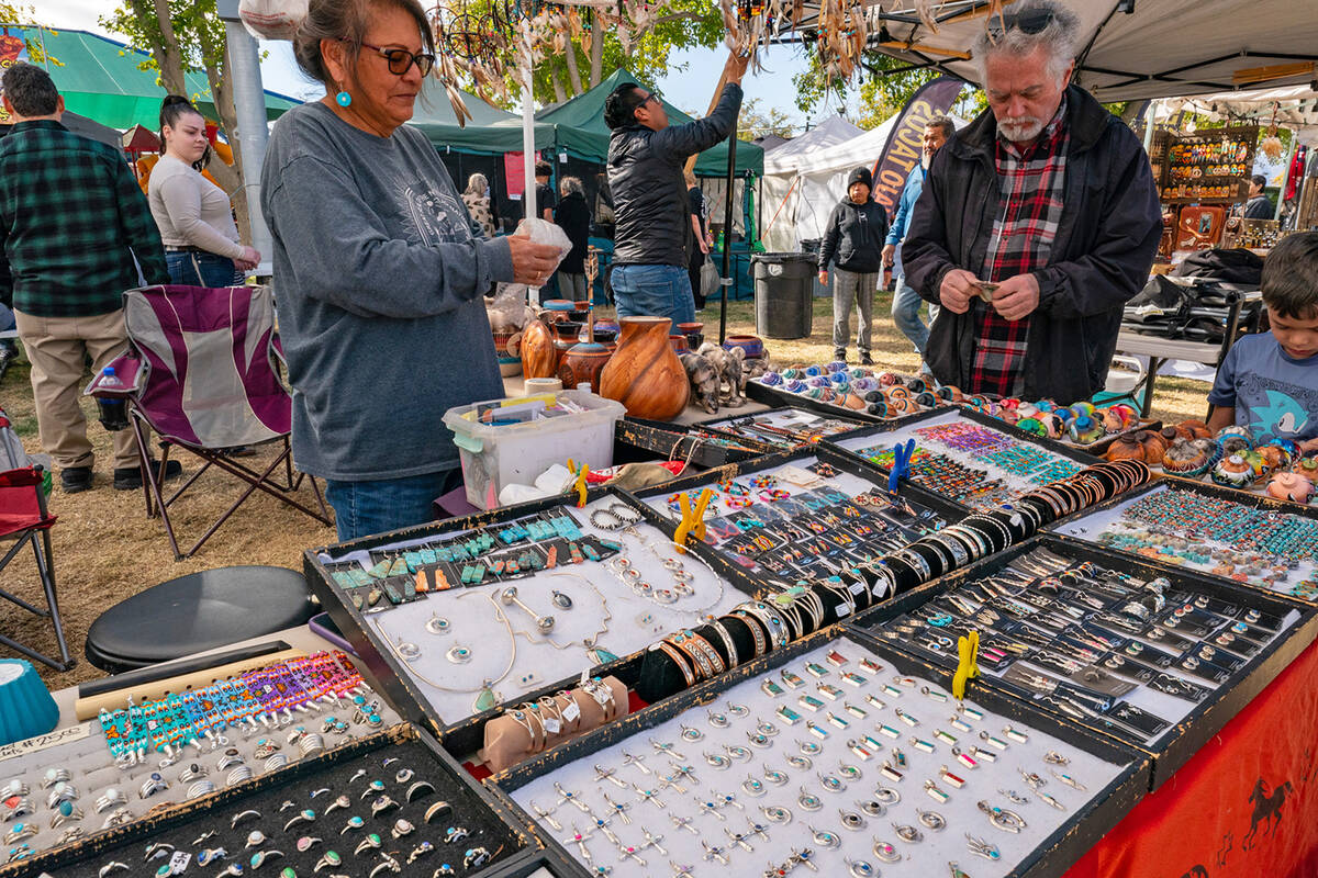 John Clausen/Pahrump Valley Times If residents were looking for some unique, handmade items for ...