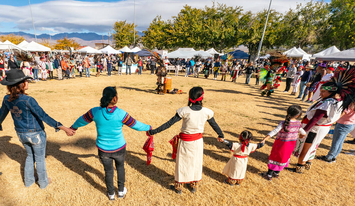 John Clausen/Pahrump Valley Times The Pahrump Social Powwow is all about connecting people from ...