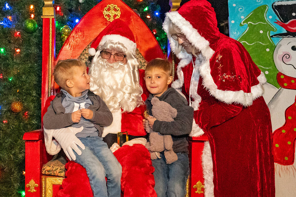 John Clausen/Pahrump Valley Times Christmas is a magical time of year, especially for the excit ...