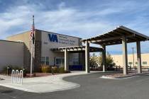 Robin Hebrock/Pahrump Valley Times The Pahrump VA Clinic serves area residents with certain ser ...