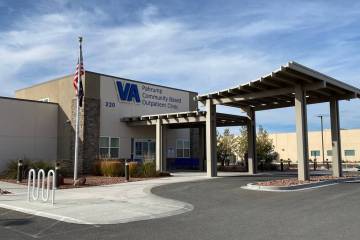 Robin Hebrock/Pahrump Valley Times The Pahrump VA Clinic serves area residents with certain ser ...