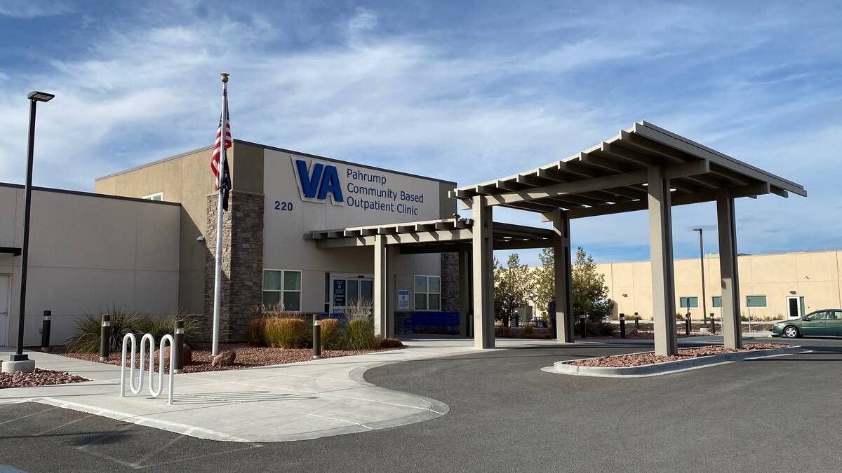 Robin Hebrock/Pahrump Valley Times The Pahrump VA Clinic serves area residents with certain ser ...