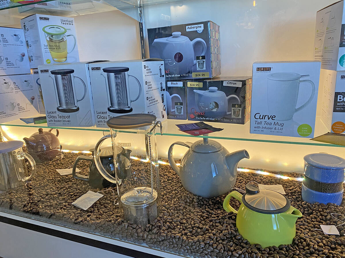 Robin Hebrock/Pahrump Valley Times Customers can even find some new coffee or tea brewing equip ...