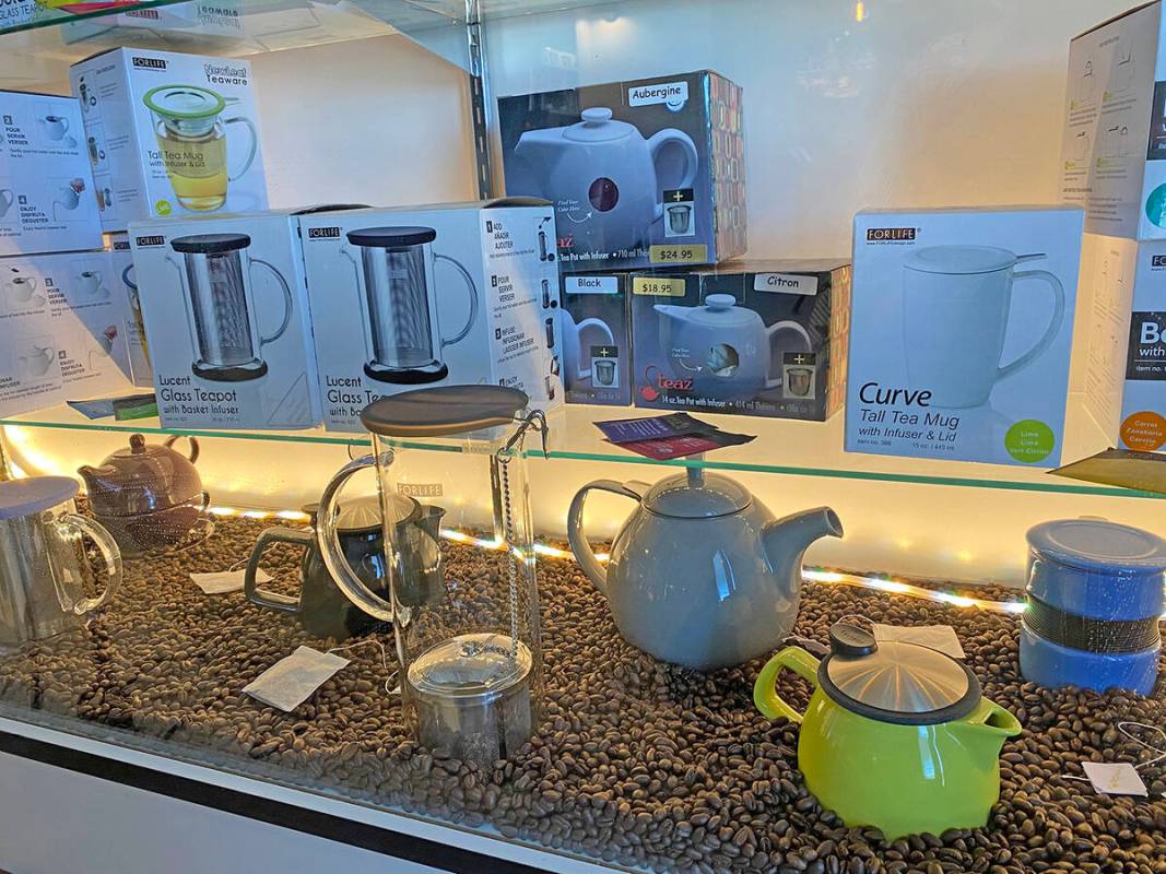 Robin Hebrock/Pahrump Valley Times Customers can even find some new coffee or tea brewing equip ...