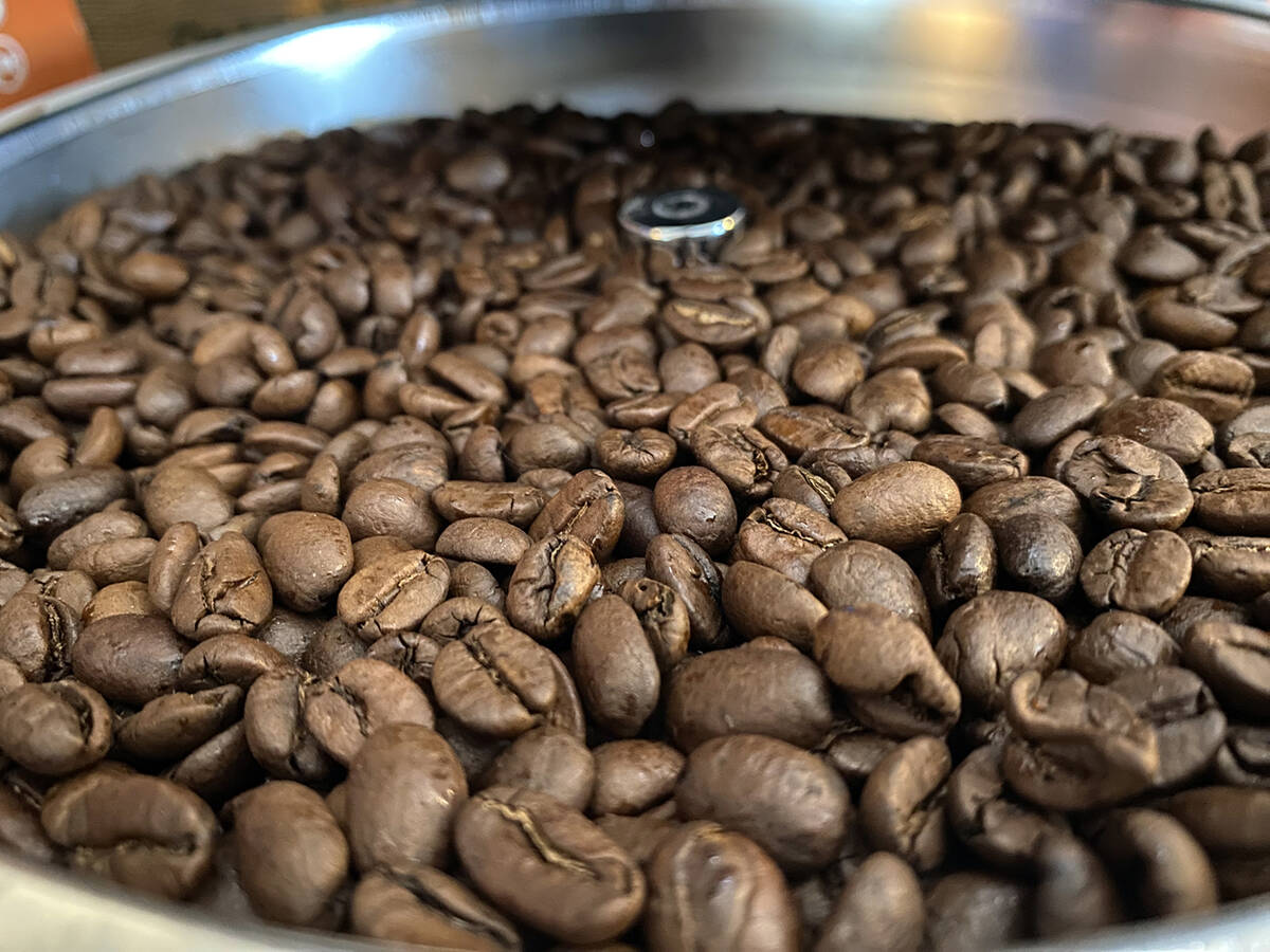 Robin Hebrock/Pahrump Valley Times The coffee bean roasting facility on Margaret Street is expa ...