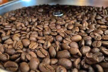 Robin Hebrock/Pahrump Valley Times The coffee bean roasting facility on Margaret Street is expa ...