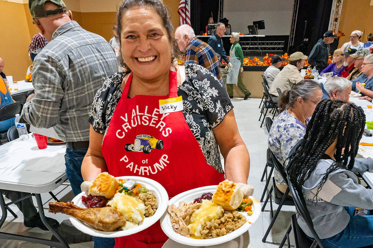 John Clausen/Pahrump Valley Times The Pahrump Holiday Task Force hosted its annual Community Th ...