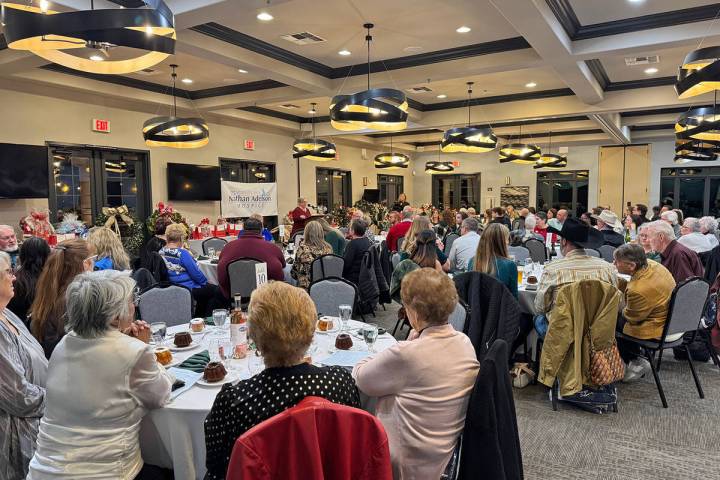 Nathan Adelson Hospice The 20th Annual Festival of the Season took place Dec. 6 inside the Moun ...