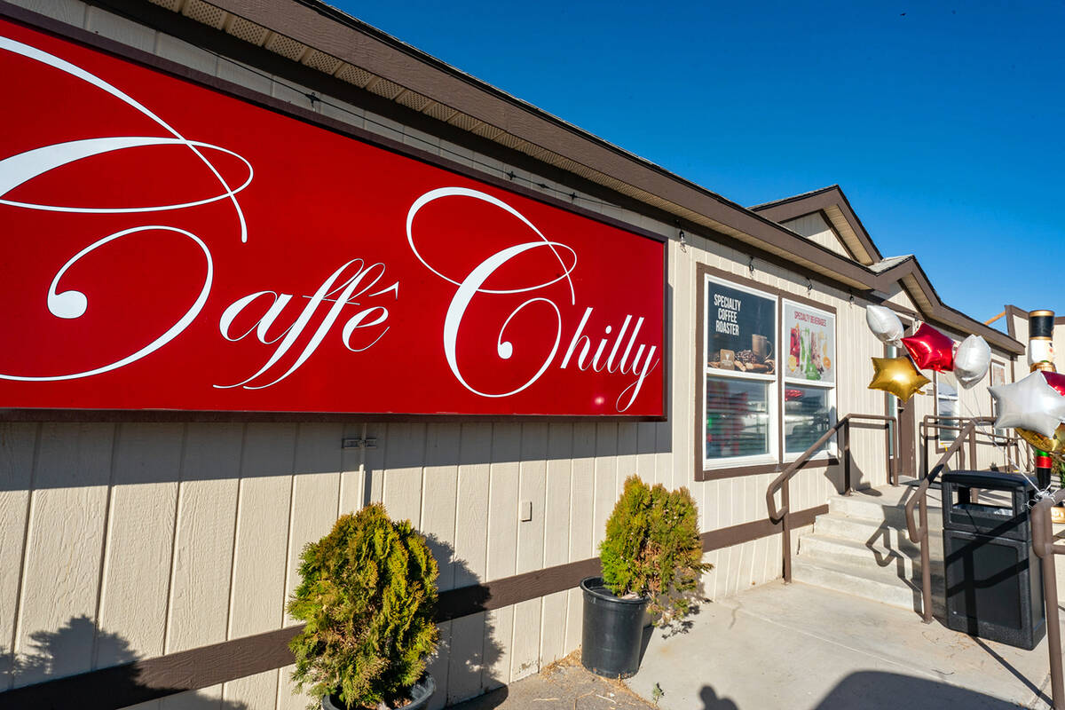 John Clausen/Pahrump Valley Times Caffe Chilly is open Monday through Saturday from 6:30 a.m. t ...