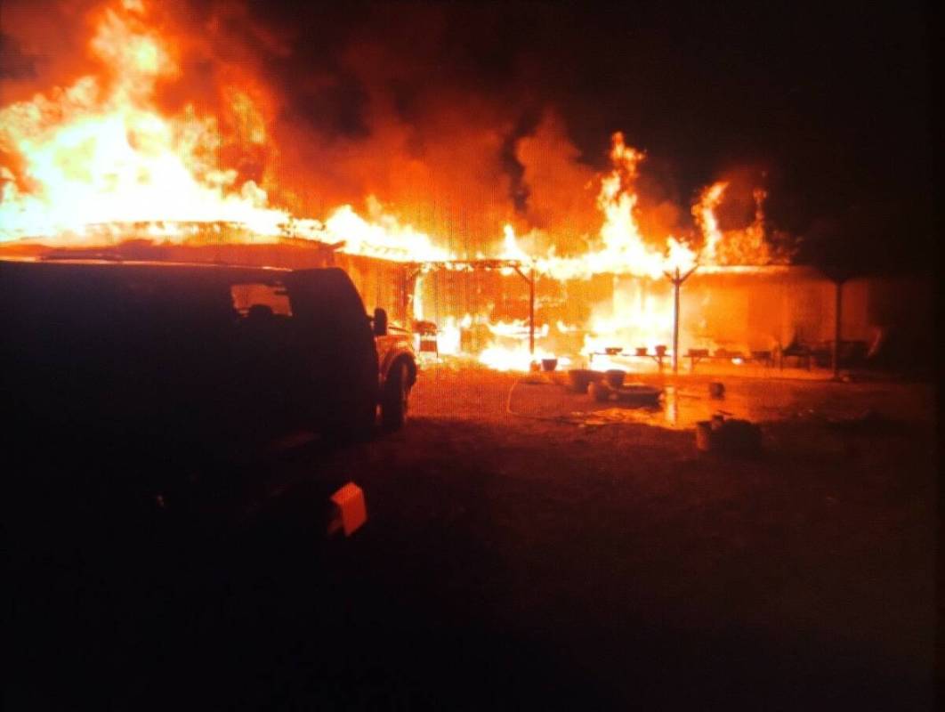 Pahrump Valley Fire and Rescue Services As crews arrived on location, they found a one-story, s ...