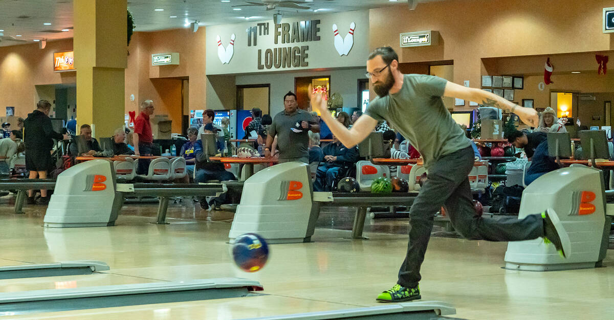 John Clausen/Pahrump Valley Times The 7th Annual Bowl-A-Thon for Wounded Warriors kicked off th ...