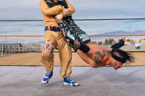 John Clausen/Pahrump Valley Times File Pro wrestlers will battle it out in the ring at Winter W ...