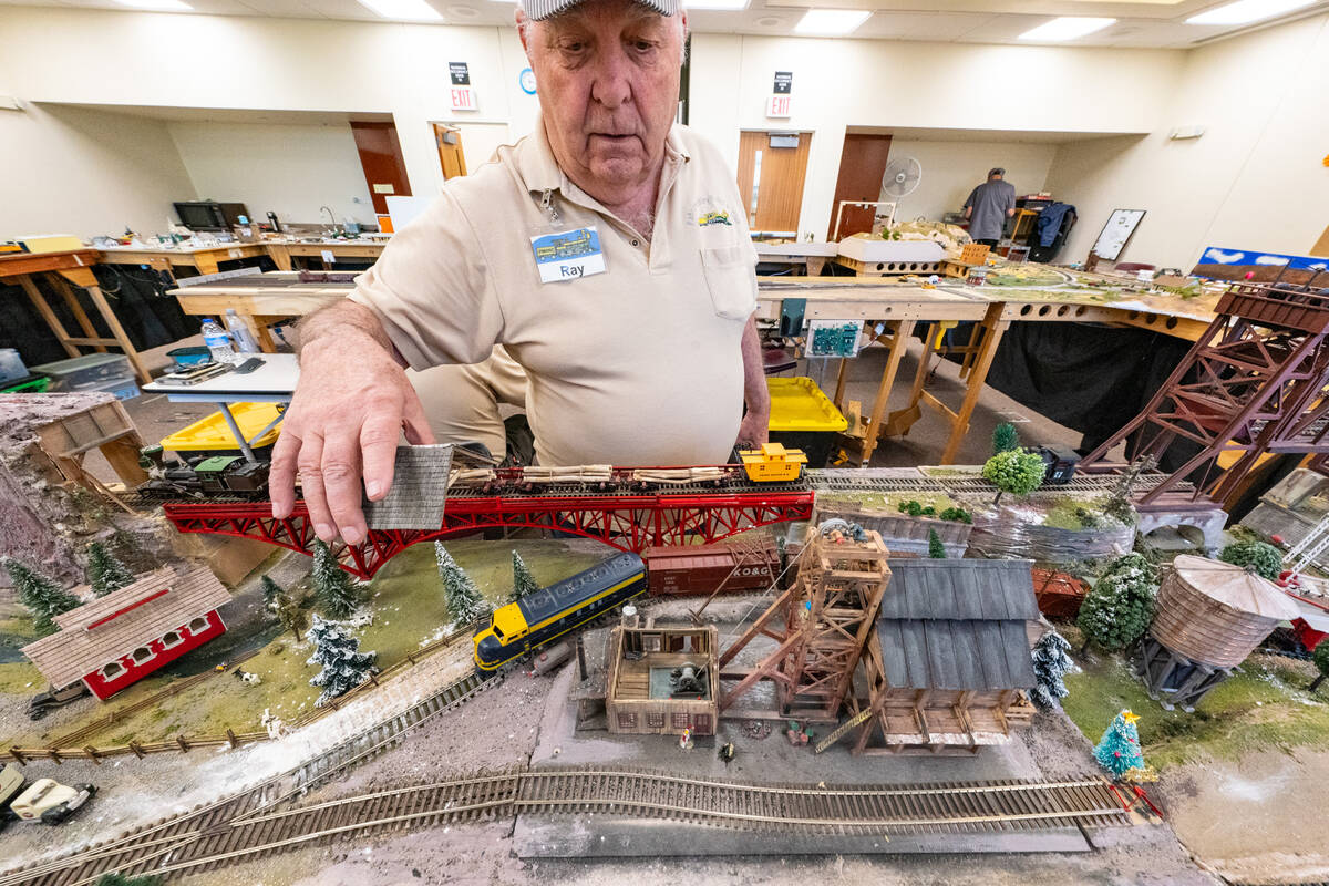 Ray B. Squyres, who was bitten by the train bug when he was six and was gifted his first one, d ...