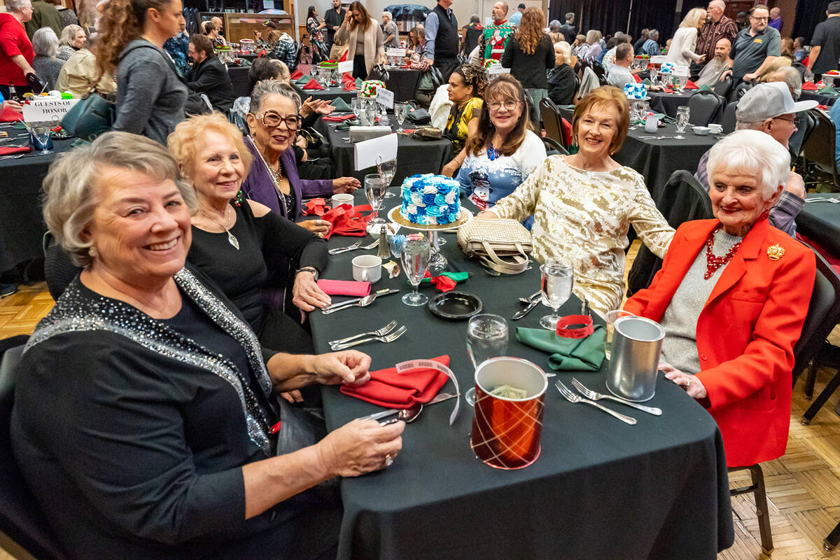 John Clausen/Pahrump Valley Times Ladies with Ms. Senior Golden Years and the Nevada Silver Tap ...