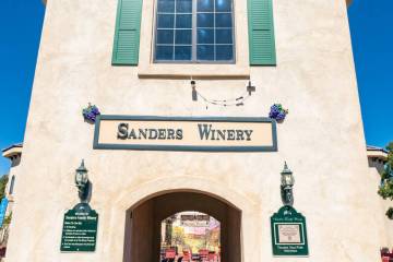 John Clausen/Pahrump Valley Times Sanders Family Winery is currently closed for business follow ...