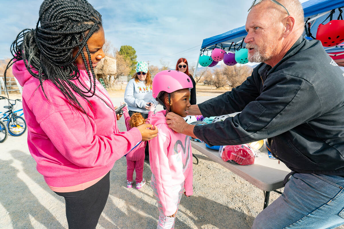 John Clausen/Pahrump Valley Times Avery Sampson's dad Scott has been the biggest supporter of h ...