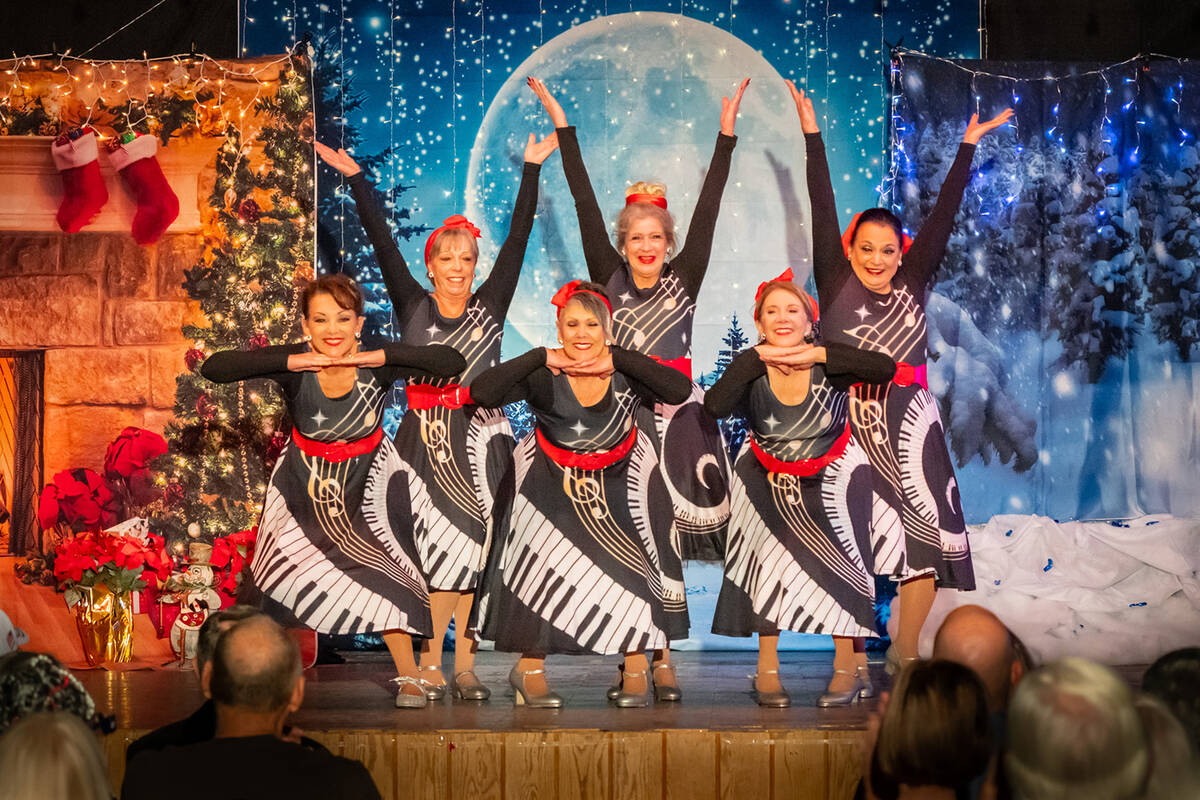 John Clausen/Pahrump Valley Times The ladies of the Nevada Silver Tappers showed off their tale ...