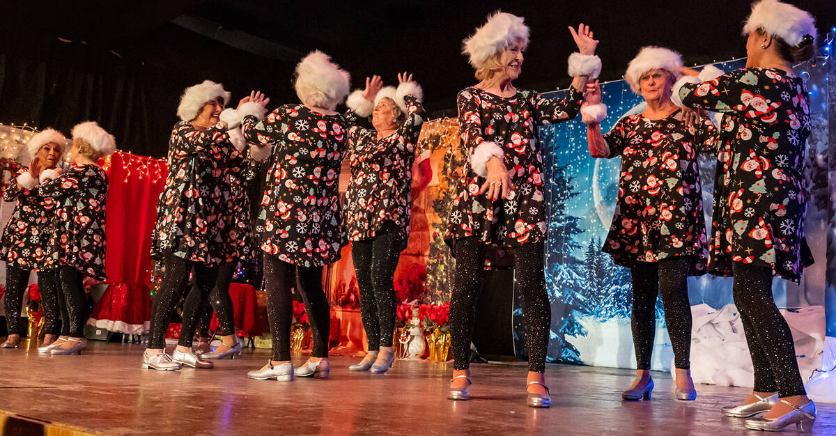 John Clausen/Pahrump Valley Times The Nevada Silver Tappers combine their love of dancing, sist ...