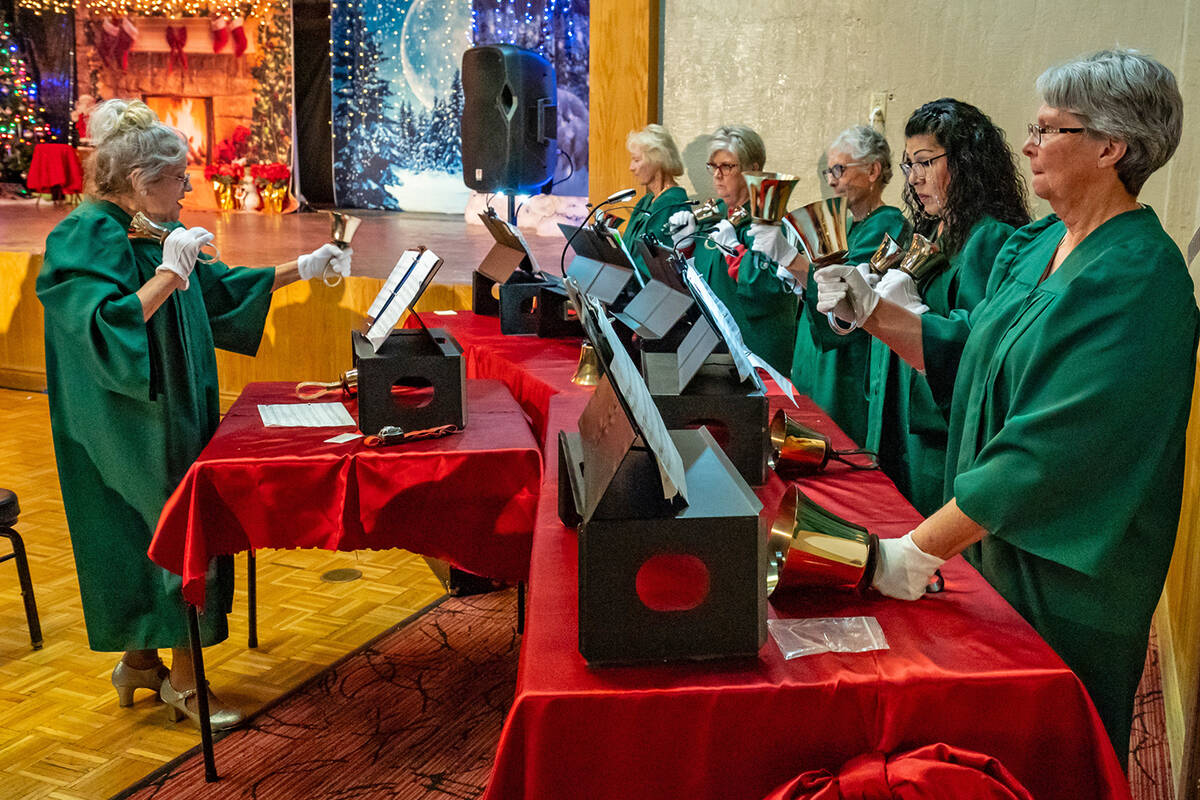 John Clausen/Pahrump Valley Times The Pahrump Valley United Methodist Church Bell Choir brought ...