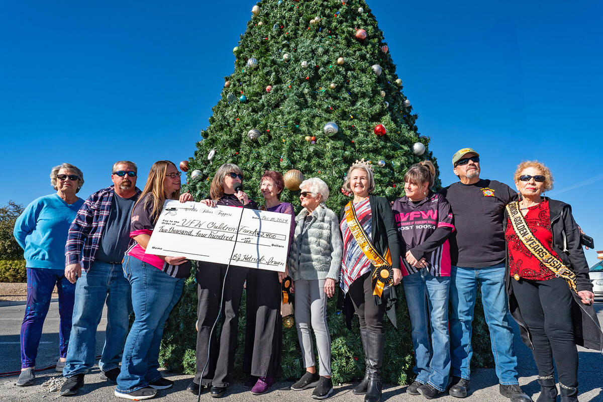 John Clausen/Pahrump Valley Times The 33rd Annual Christmas Benefit Show raised $4,800 which sp ...