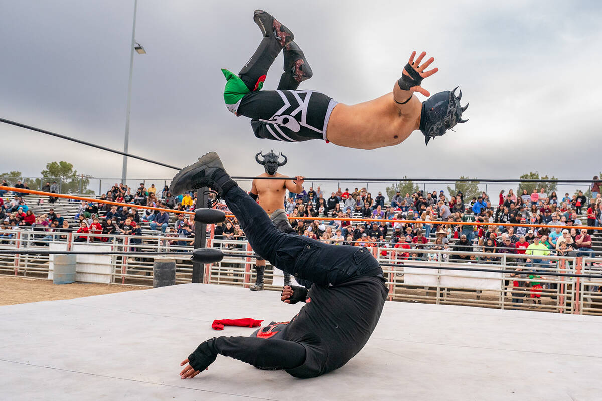 John Clausen/Pahrump Valley Times Fast footwork and flying flips were center stage at Winter Wo ...