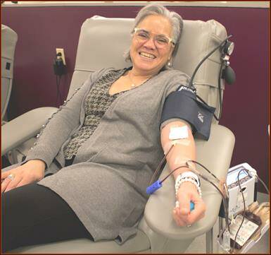 Vitalant Colorado resident and blood donor advocate Davi Machen shares her story in hopes of in ...