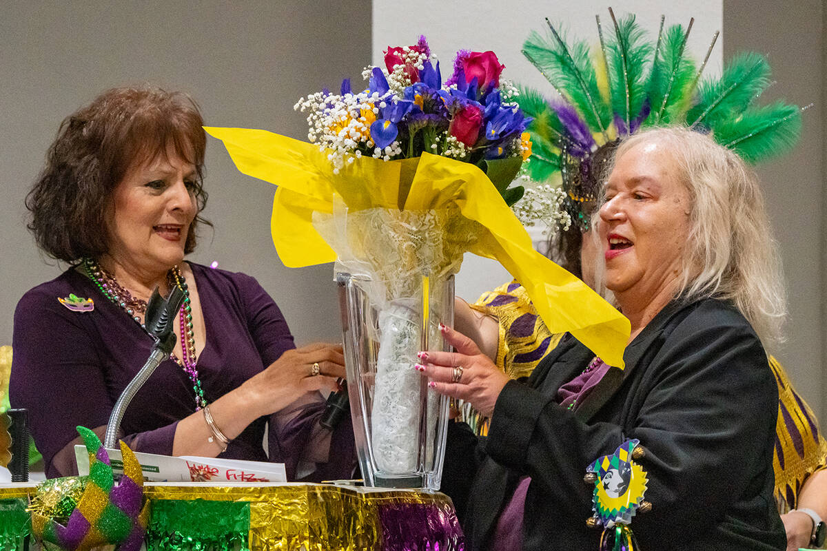 John Clausen/Pahrump Valley Times File Each year, Mardi Gras serves as a chance to the Soroptim ...