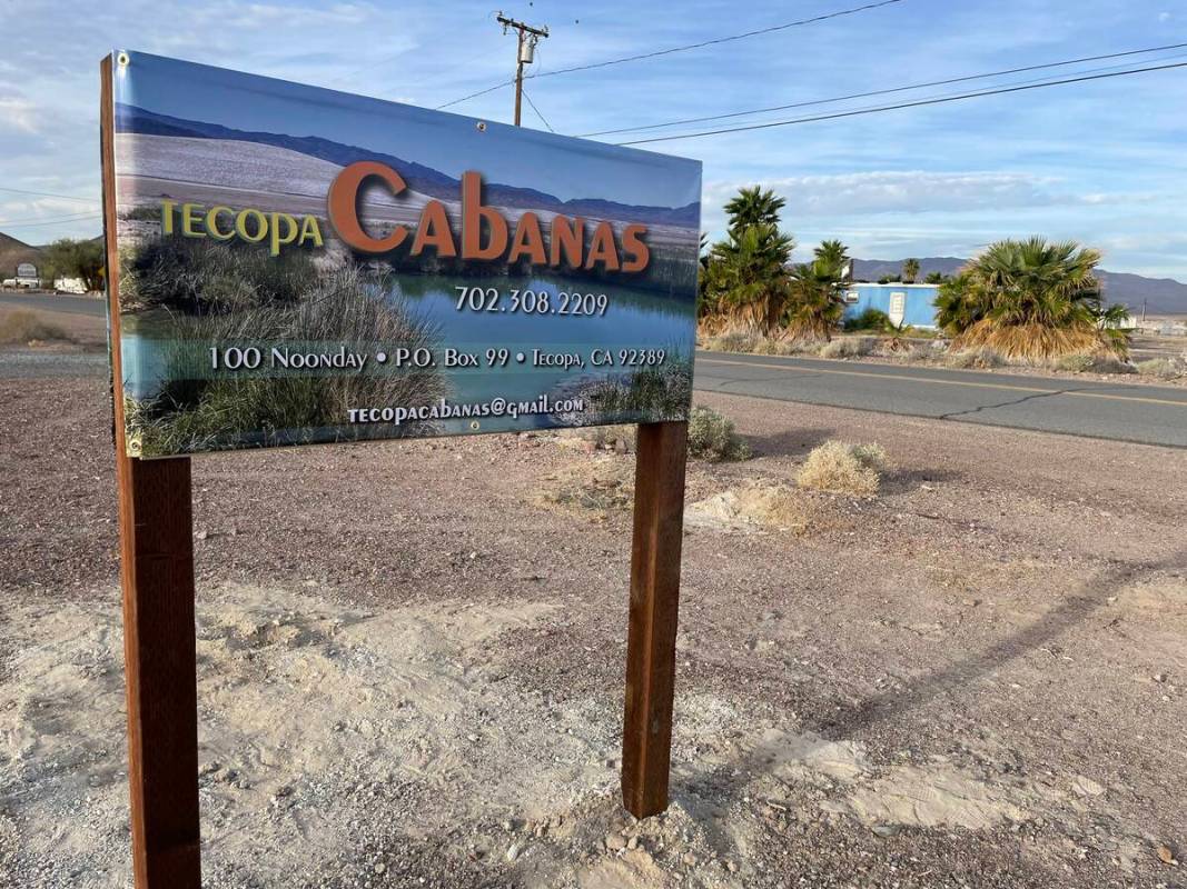 Eric Coleman/Pahrump Valley Times Tecopa Cabanas offers two choices of accommodations for trave ...