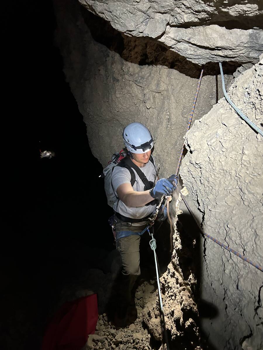 Phil Johnson/National Park Service A Death Valley Search and Rescue member assists the strande ...