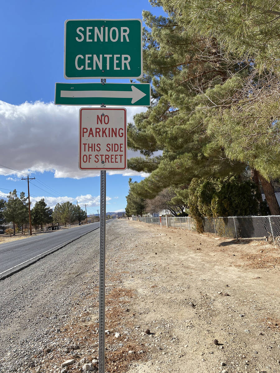 Robin Hebrock/Pahrump Valley Times The Pahrump Senior Center is located at 1370 W. Basin Avenue ...