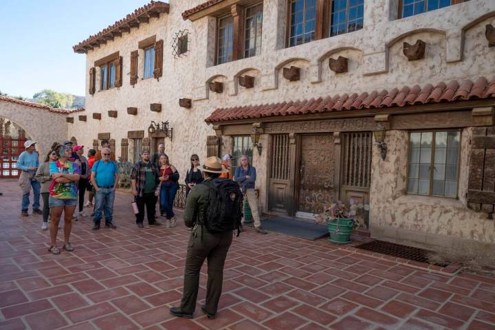 Richard Stephens/Special to the Pahrump Valley Times Public tours of Scotty's Castle ended afte ...