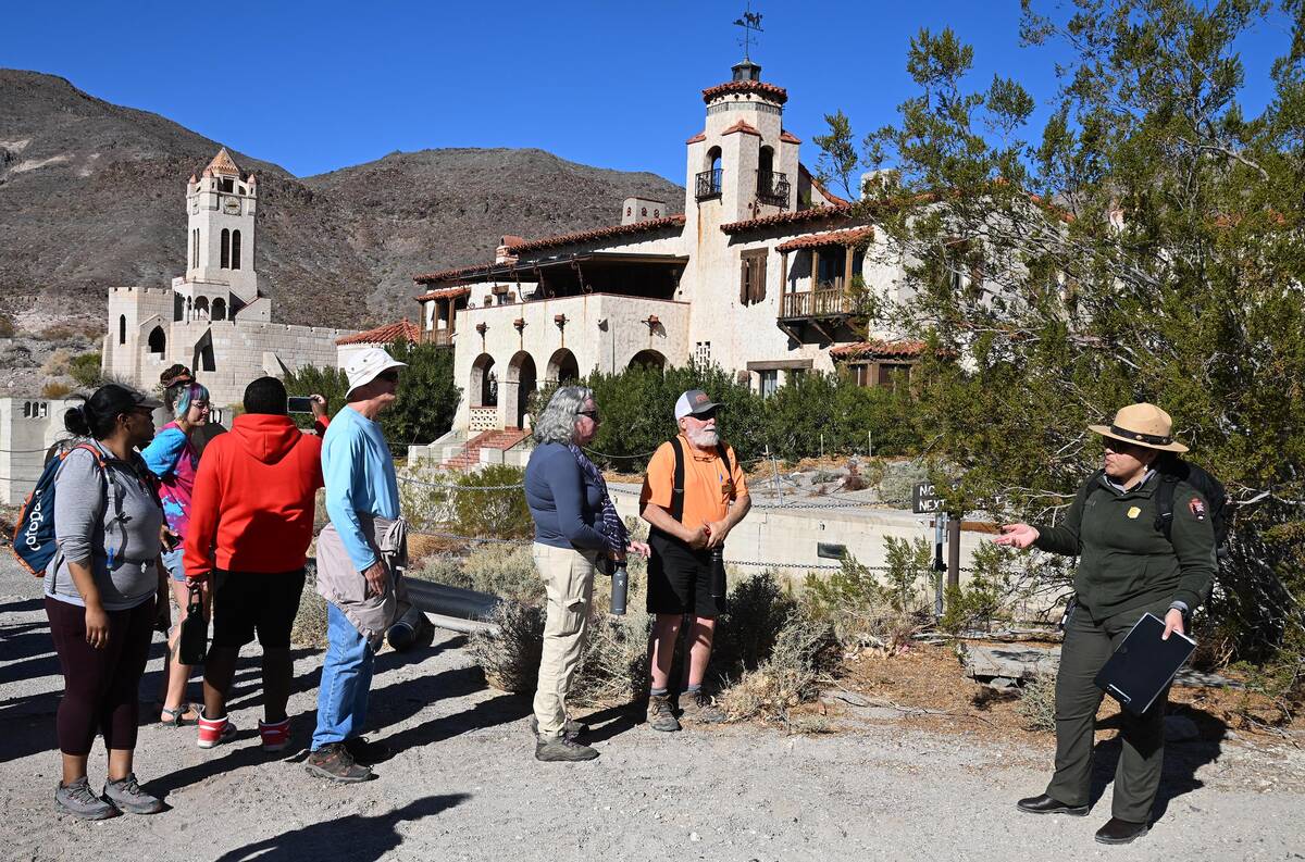 Richard Stephens/Special to the Pahrump Valley Times Amid projected flood restoration completio ...