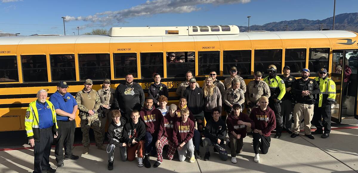 Racheal Walker/Pahrump Valley Times As the team readied to travel to Fallon for the state tourn ...