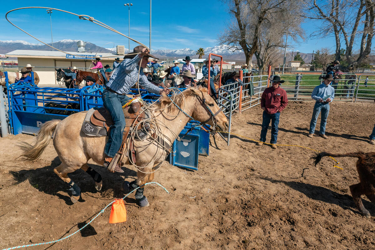 John Clausen/Pahrump Valley Times Participants competed in 14 events at the Nevada State High S ...