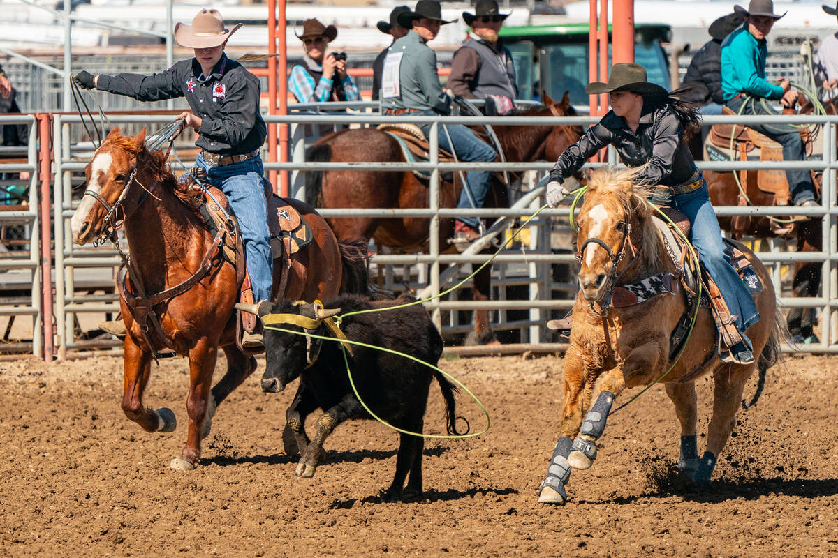 John Clausen/Pahrump Valley Times An army of dedicated volunteers ensured the rodeo events cycl ...