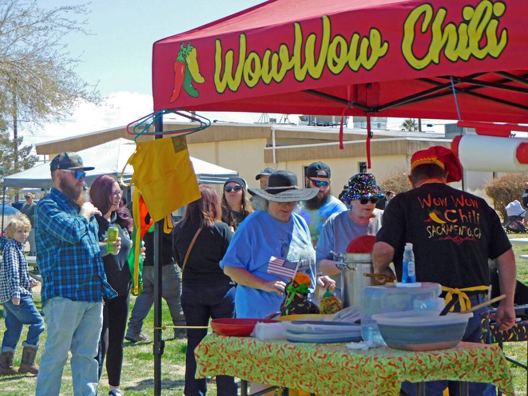 Robin Hebrock/Pahrump Valley Times file The Pahrump Chili Cook-Off is coming up this March and ...