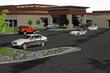 Special to the Pahrump Valley Times The concept for the new Nye County Community/Civics Center ...