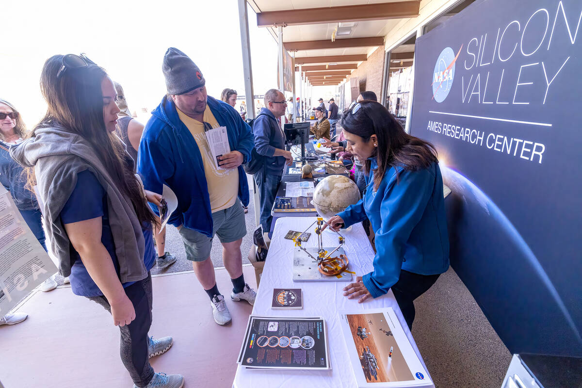 National Park Service Attendees talked with scientists and participated in hands-on activities ...