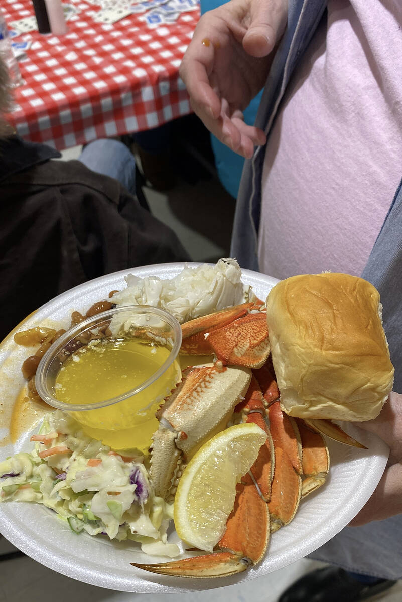 Robin Hebrock/Pahrump Valley Times ACORN's 12th Annual Crab Fest offered patrons an evening of ...