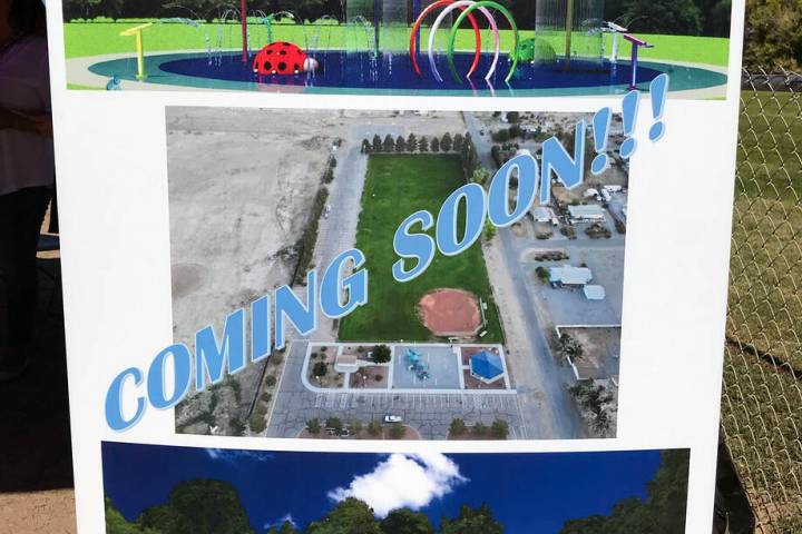 Robin Hebrock/Pahrump Valley Times file Simkins Park is slated as the home for the Pahrump Spla ...