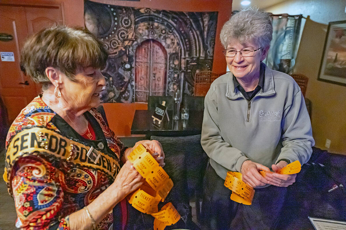 John Clausen/Pahrump Valley Times Judge Kim Wanker, right, is a regular attendee at events in t ...